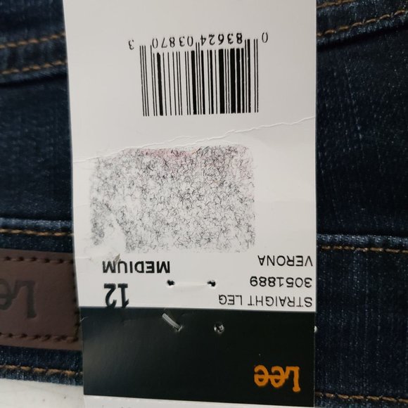 Lee Women's Relaxed Fit Straight Leg Verona 12 - Picture 7 of 7